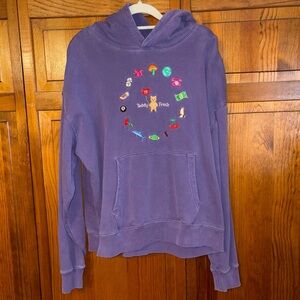 🧸Teddy Fresh Everything I Love Purple Graphic Sweatshirt, Large